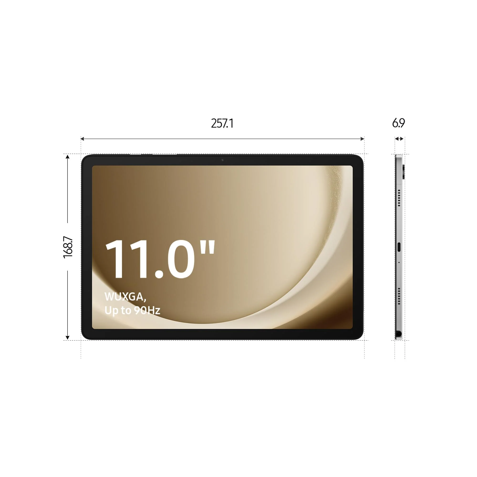 Samsung Galaxy Tab A9+ WiFi Android-Tablet, 128 GB Speicherplatz, Großes Display, 3D-Sound, Simlockfrei ohne Vertrag, Graphite, Inkl. 3 Jahre Herstellergarantie [Exklusiv bei Amazon] - Image 5