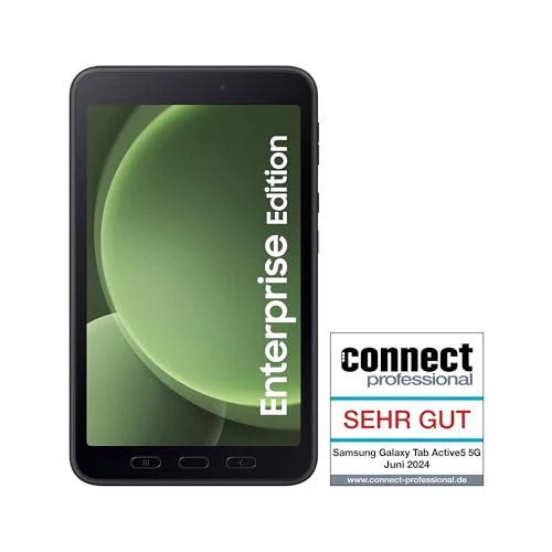 Samsung Galaxy Tab Active5 5G Enterprise Edition, Robustes Android-Tablet, 8 Zoll Display, 6 GB RAM und 128 GB erweiterbarer interner Speicher, Akku 5.050 mAh, Grün - Image 17