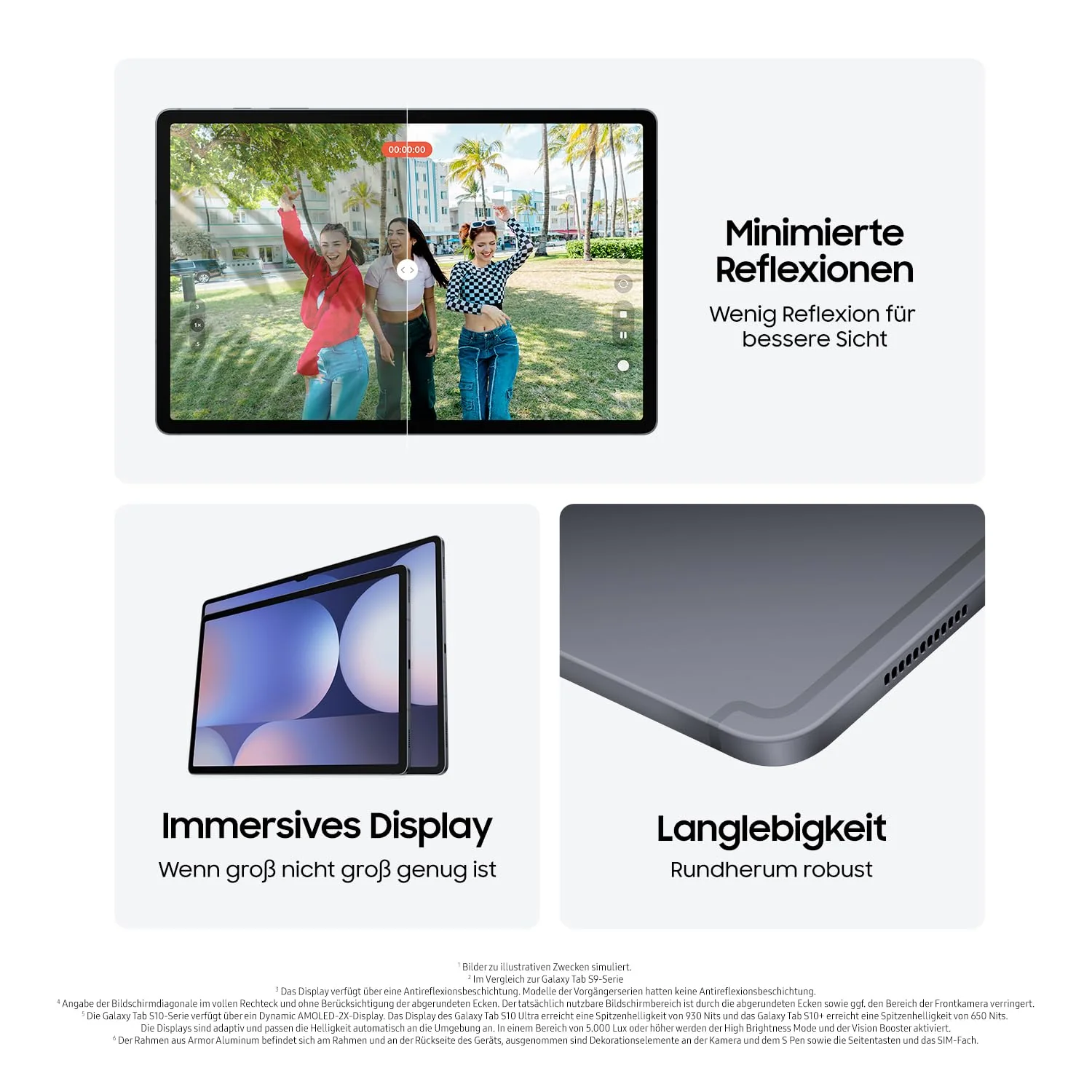 Samsung Galaxy Tab S10 Ultra AI Tablet, Android Tablet, 12 GB RAM, 512 GB Speicher, AMOLED-Display, Antireflexionsbeschichtung, Inkl. S Pen, WiFi, Platinum Silver, 36 Monate Herstellergarantie - Image 7
