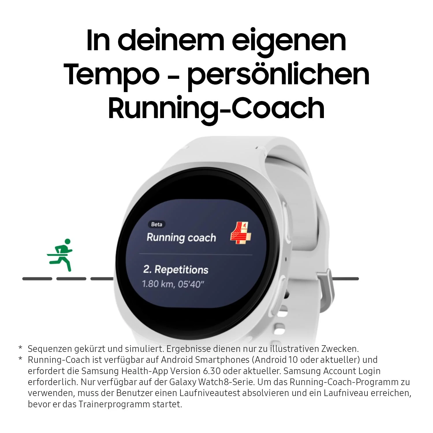 Samsung Galaxy Watch8 Smartwatch mit Galaxy AI, Fitness-Uhr und Fitness-Tracker, Sport Band, Wellness- und Schlaf-Coaching, 40 mm, Bluetooth, Silver, 3 Jahre Herstellergarantie - Image 12