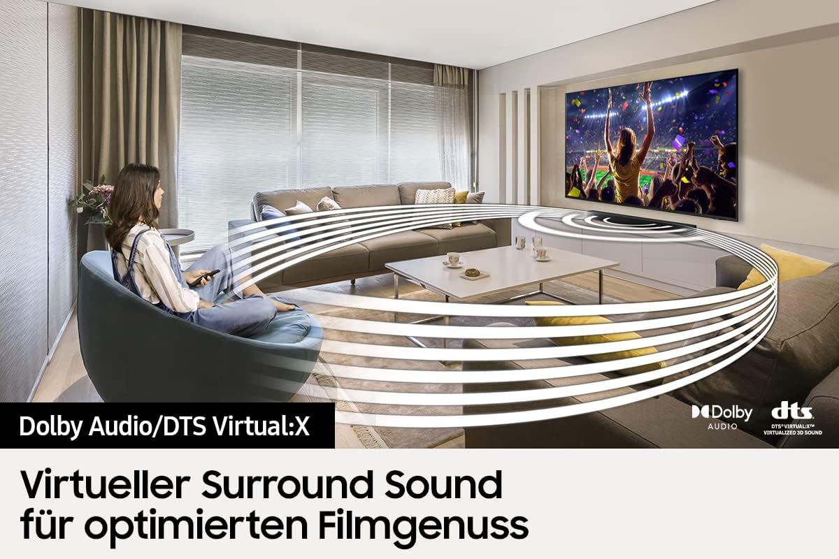 Samsung HW-B540 2.1-Kanal B-Soundbar (Deutsches Modell), Dolby 2.0 und DTS Virtual:X, Adaptive Sound Lite, Game Mode [2022], Schwarz - Image 16