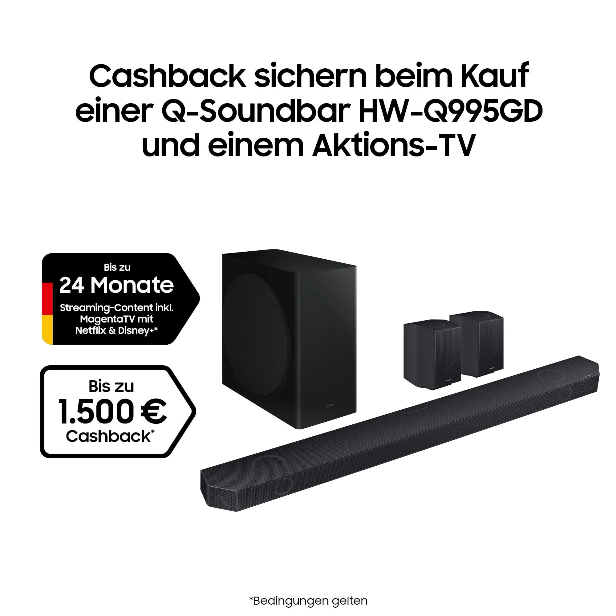 Samsung HW-Q995GD 11.1.4-Kanal Q-Soundbar für TV-Geräte, 4.0.2-Kanal-Rücklautsprecher, Bluetooth-Lautsprecher mit kabellosem Dolby Atmos / DTS:X, Q-Symphony [2024] - Image 10