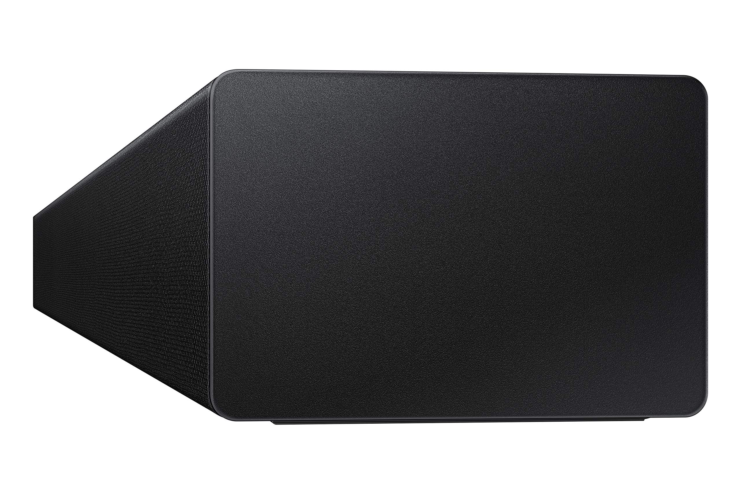 Samsung HW-T420 Soundbar, 150 W, 2,1 Ch, kabelgebundener Subwoofer, Dolby Digital 2.1, Bluetooth 4.2 Power On, Game Mode und One Remote Control, Schwarz