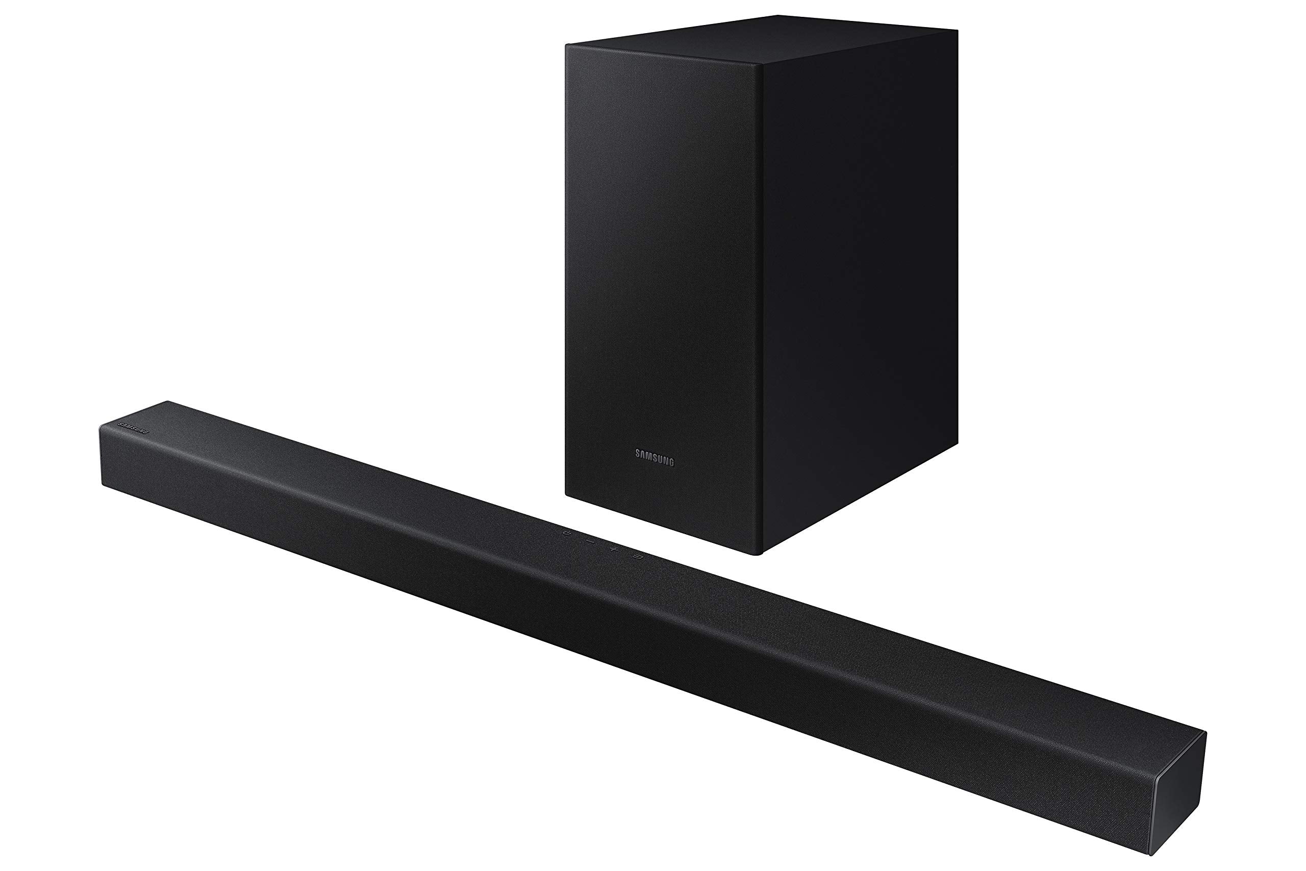Samsung HW-T420 Soundbar, 150 W, 2,1 Ch, kabelgebundener Subwoofer, Dolby Digital 2.1, Bluetooth 4.2 Power On, Game Mode und One Remote Control, Schwarz - Image 5