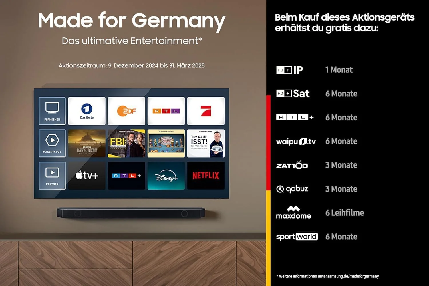 Samsung Neo QLED 4K QN85D Fernseher 55 Zoll, Samsung TV mit Neural Quantum 4K AI Gen2 Prozessor, Quantum-Matrix-Technologie, AI 4K Upscaling, Smart TV, KI TV, GQ55QN85DBTXZG, Deutsches Modell [2024] - Image 4