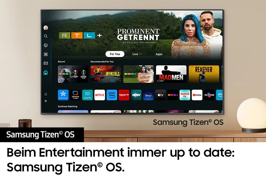 Samsung Neo QLED 4K QN85D Fernseher 55 Zoll, Samsung TV mit Neural Quantum 4K AI Gen2 Prozessor, Quantum-Matrix-Technologie, AI 4K Upscaling, Smart TV, KI TV, GQ55QN85DBTXZG, Deutsches Modell [2024] - Image 7