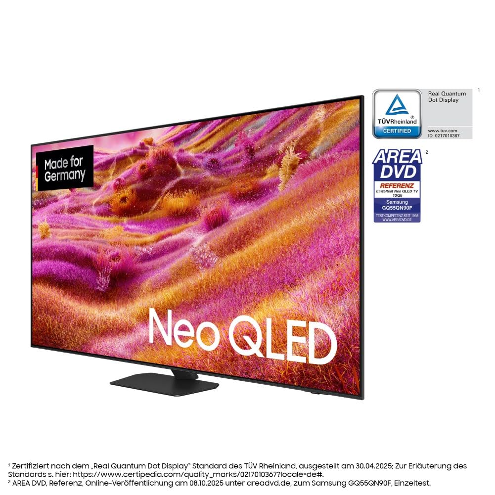 Samsung Neo QLED 4K QN90F 55 Zoll (138 cm) Mini LED, UHD Fernseher, NQ4 AI Gen3 Prozessor, Glare Free, Neo Quantum HDR+, 4K Upscaling Pro, Dolby Atmos, Knox Security, Samsung Vision AI Smart TV (2025) - Image 19