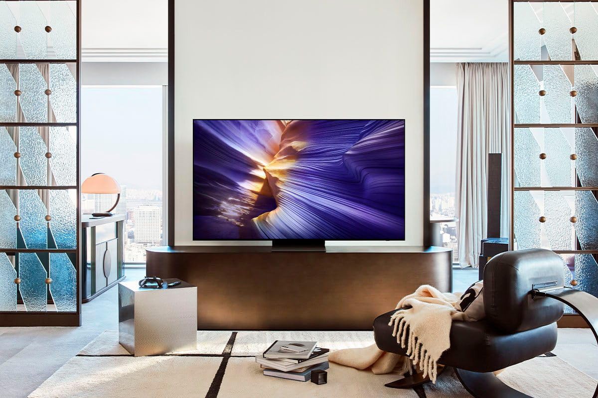 Samsung OLED 4K S90F 77 Zoll (196 cm), UHD Fernseher, NQ4 AI Gen3 Prozessor, OLED HDR+, 4K Upscaling Pro, Dolby Atmos, Gaming Hub, Motion Xcelerator 144Hz, Samsung Vision AI Smart TV, 77S91F (2025) - Image 2