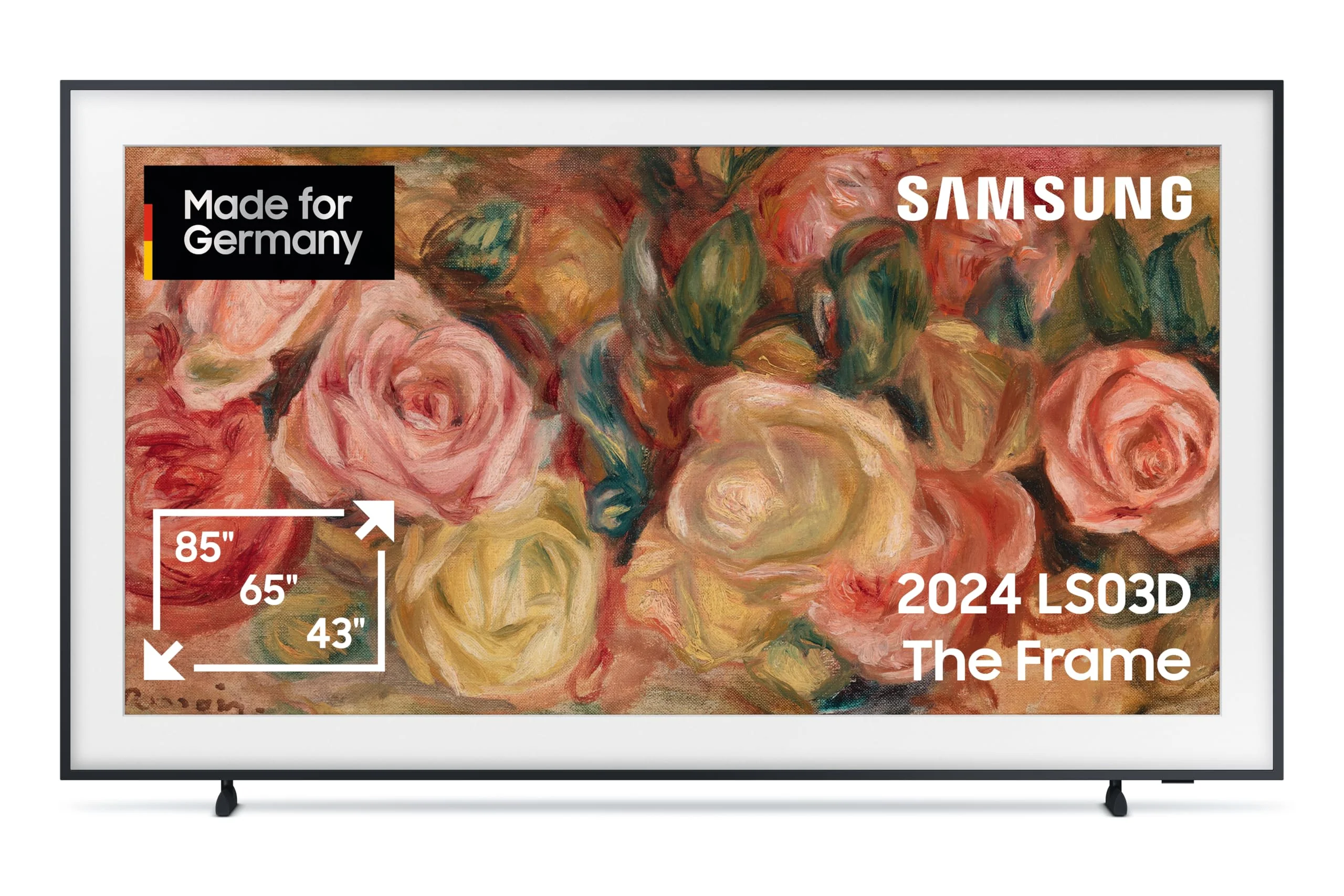 Samsung QLED 4K Fernseher The Frame 55 Zoll, Samsung TV mit mattem Display und austauschbarem Rahmen, Art Mode, Smart TV, GQ55LS03DAUXZG, Deutsches Modell [2024] - Image 9