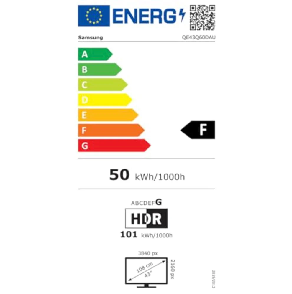 Samsung QLED 4K Q60D 43 Zoll Fernseher mit Quantum Prozessor Lite, 100% Farbvolumen, Upscaling, Tizen OS, Smart TV, 43Q60D [2024] - Image 5