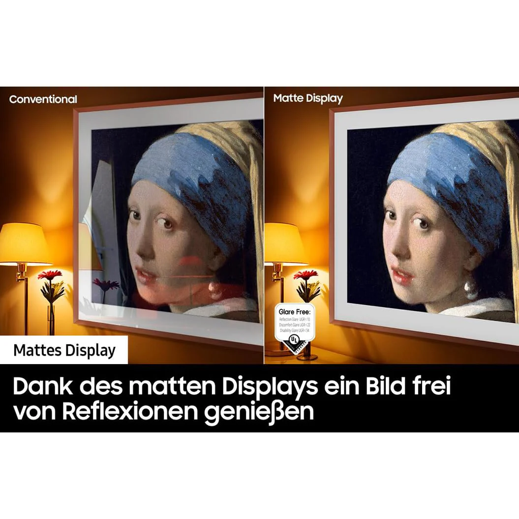 Samsung QLED 4K The Frame 55 Zoll Fernseher (GQ55LS03BGUXZG, Deutsches Modell), mattes Display, austauschbare Rahmen, Art Mode, Smart TV [2023] - Image 14