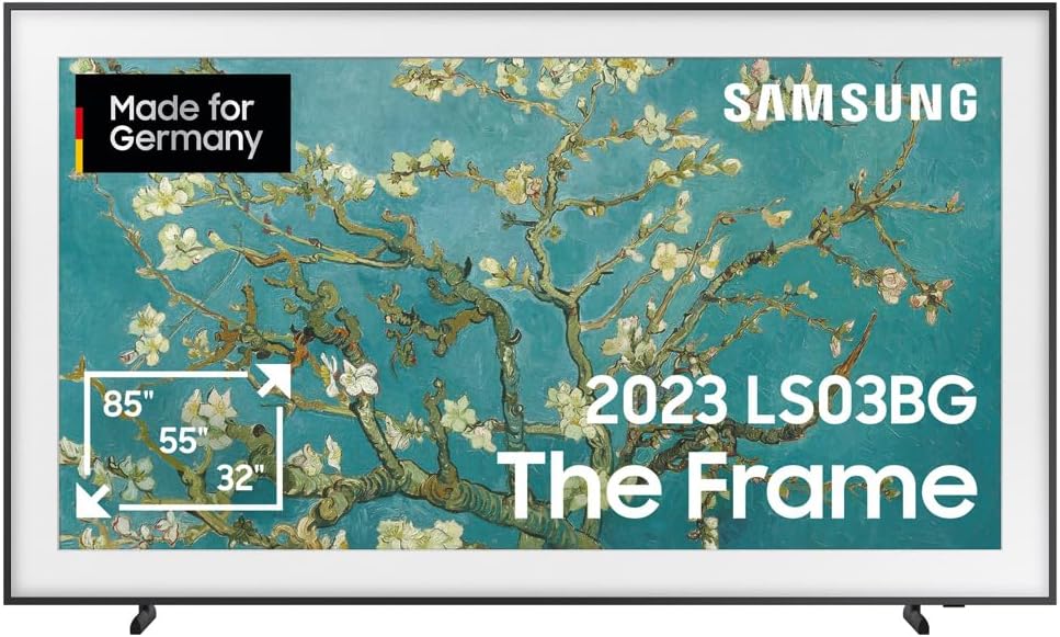 Samsung QLED 4K The Frame 55 Zoll Fernseher (GQ55LS03BGUXZG, Deutsches Modell), mattes Display, austauschbare Rahmen, Art Mode, Smart TV [2023] - Image 23