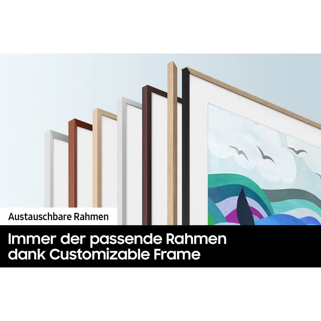 Samsung QLED 4K The Frame 55 Zoll Fernseher (GQ55LS03BGUXZG, Deutsches Modell), mattes Display, austauschbare Rahmen, Art Mode, Smart TV [2023] - Image 3