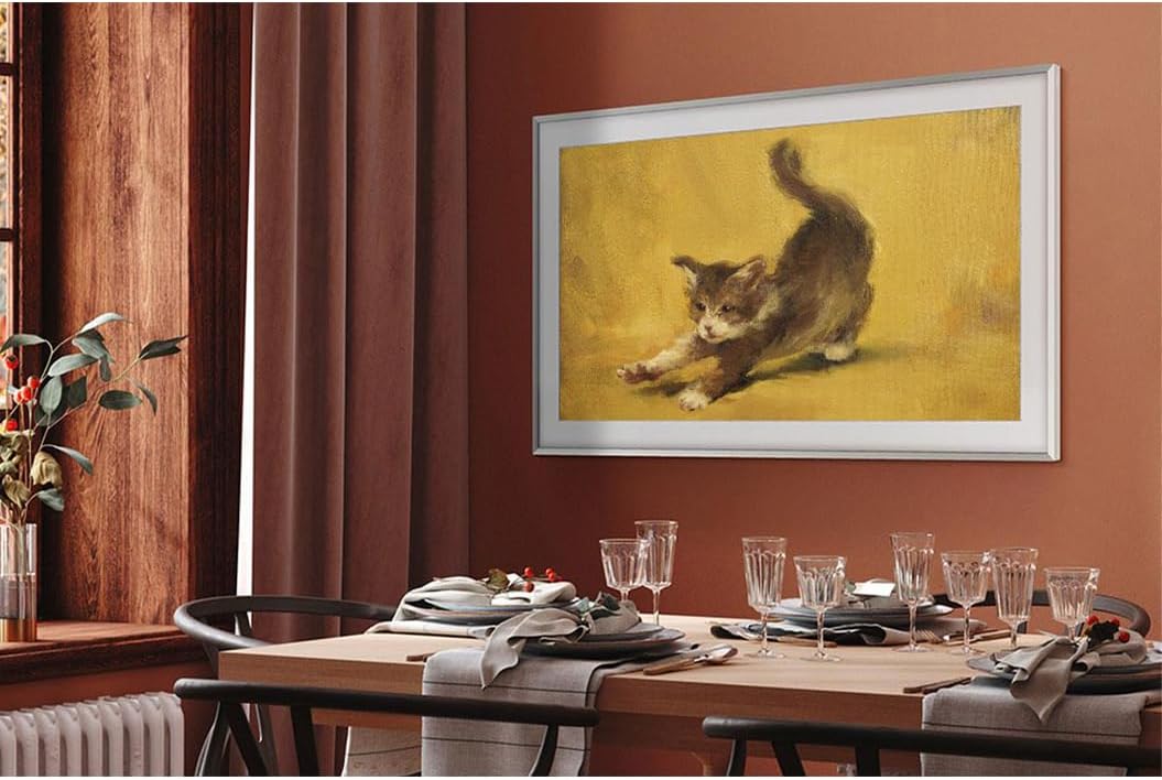 Samsung QLED 4K The Frame 55 Zoll Fernseher (GQ55LS03BGUXZG, Deutsches Modell), mattes Display, austauschbare Rahmen, Art Mode, Smart TV [2023] - Image 6