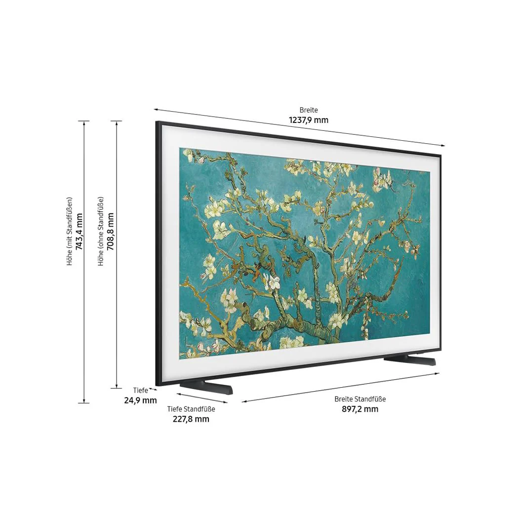 Samsung QLED 4K The Frame 55 Zoll Fernseher (GQ55LS03BGUXZG, Deutsches Modell), mattes Display, austauschbare Rahmen, Art Mode, Smart TV [2023] - Image 9