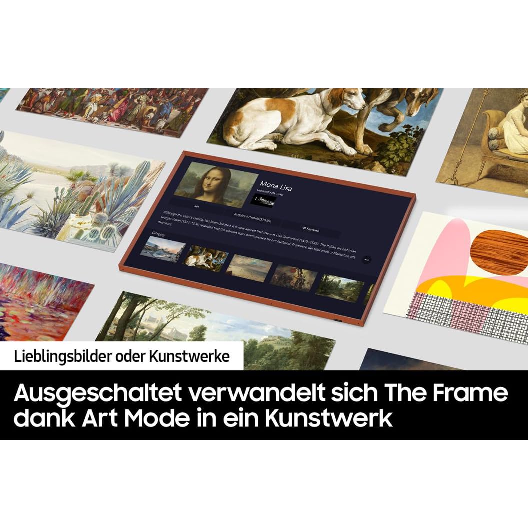 Samsung QLED 4K The Frame 65 Zoll Fernseher (GQ65LS03BGUXZG, Deutsches Modell), mattes Display, austauschbare Rahmen, Art Mode, Smart TV [2023] - Image 16