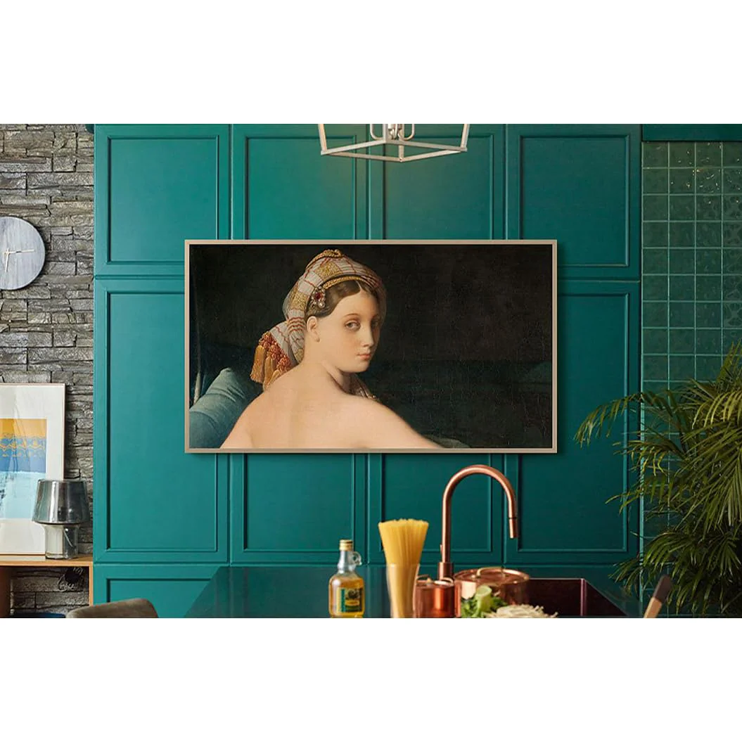 Samsung QLED 4K The Frame 65 Zoll Fernseher (GQ65LS03BGUXZG, Deutsches Modell), mattes Display, austauschbare Rahmen, Art Mode, Smart TV [2023] - Image 8