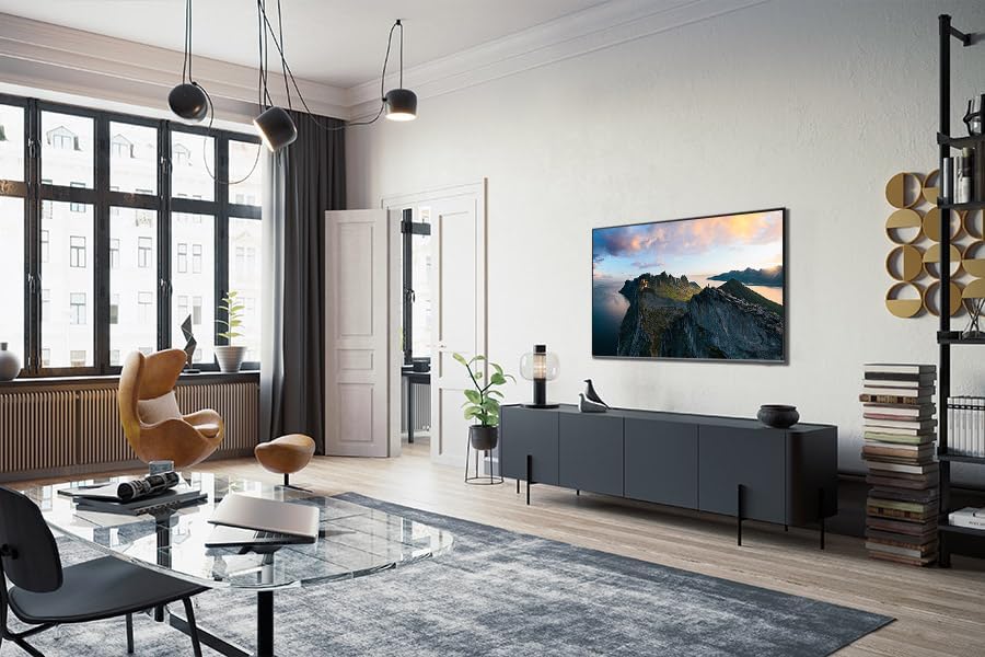 Samsung QLED Q70D Fernseher 55 Zoll, AI Quantum Prozessor 4K, 4K AI Upscaling, Tizen OS, Motion Xcelerator 120 Hz, Smart TV, KI TV, GQ55Q70DATXZG, Deutsches Modell [2024] - Image 9