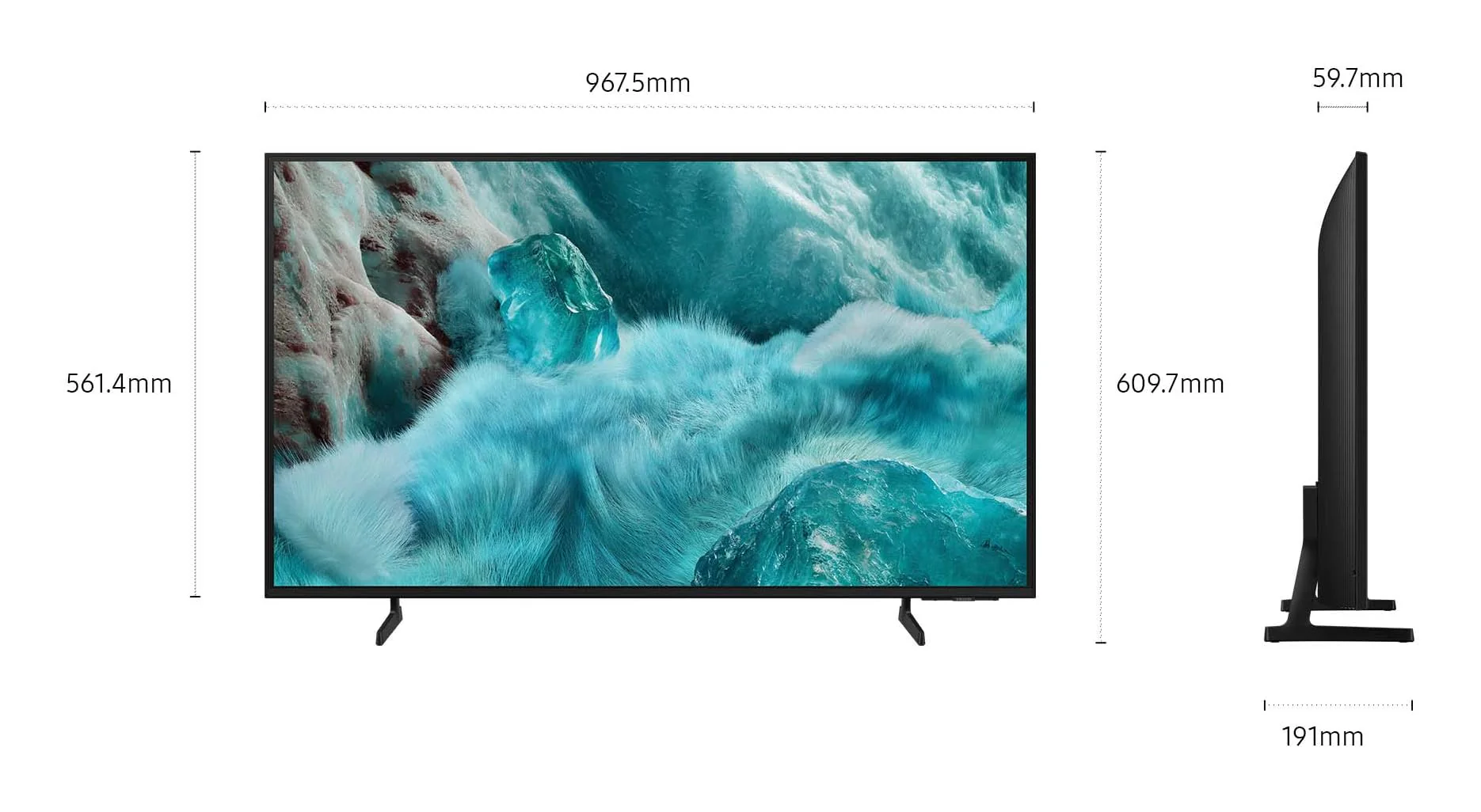 Samsung QLED Q7F 4K Smart TV 43 Zoll (108 cm) mit AI-Vision, 100% Farbvolumen mit Quantum Dot, HDR10+, Q4 AI Prozessor, One UI Tizen, Wi-Fi, Bluetooth 5.3 und Motion Xcelerator - Image 6