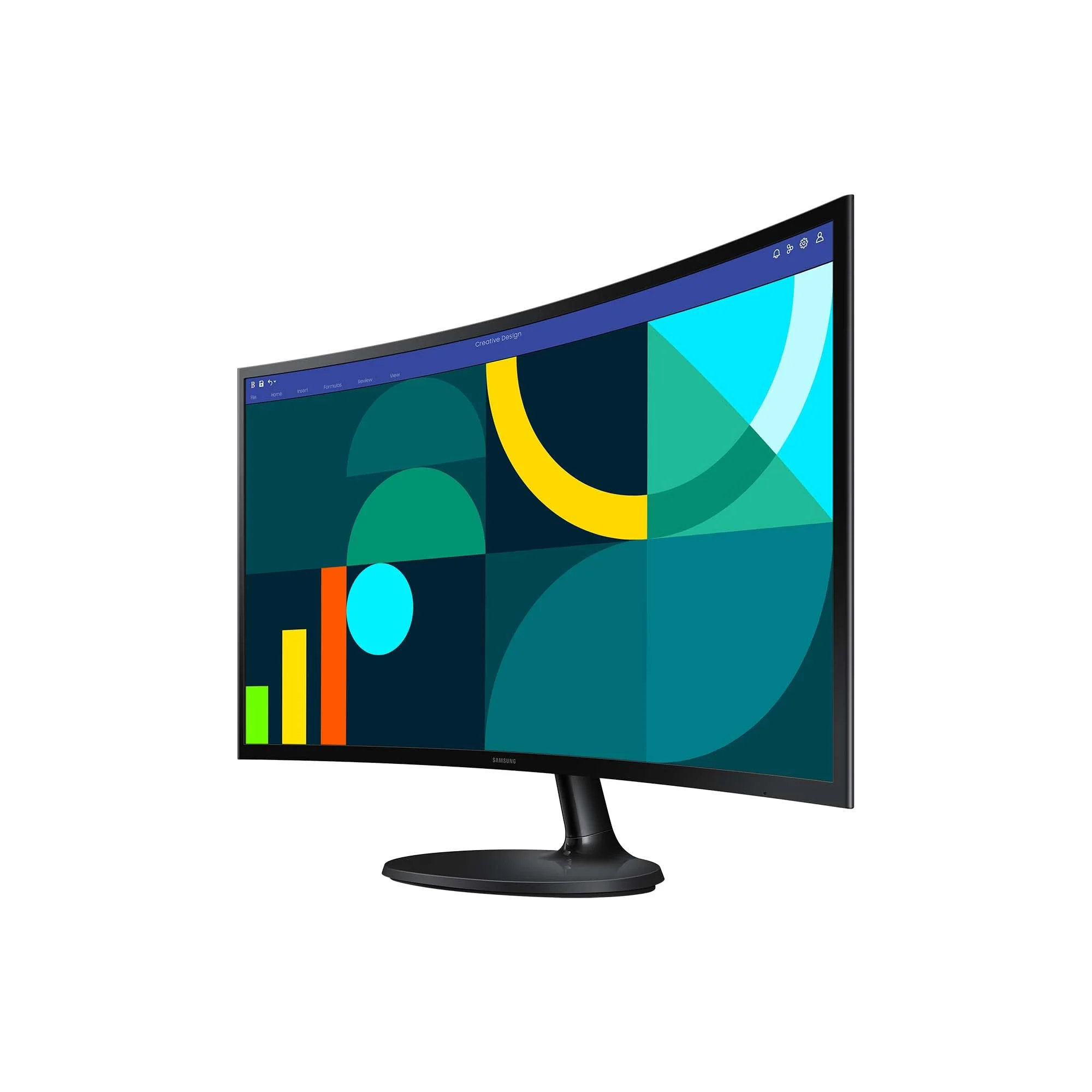 Samsung S36GD Essential Curved Monitor 27 Zoll, PC-Bildschirm mit VA-Panel, Full HD-Auflösung, 4 ms Reaktionszeit, Bildwiederholrate 100 Hz, Eco Saving Plus, Flicker Free, Schwarz, S27D364GAU - Image 9