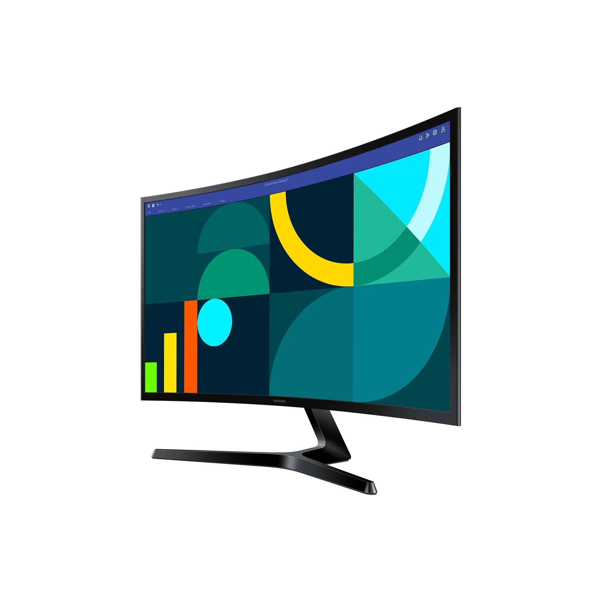 Samsung S36GD Essential Curved Monitor 27 Zoll, PC-Bildschirm mit VA-Panel, Full HD-Auflösung, 4 ms Reaktionszeit, Bildwiederholrate 100 Hz, Eco Saving Plus, Flicker Free, Schwarz, S27D366GAU - Image 8