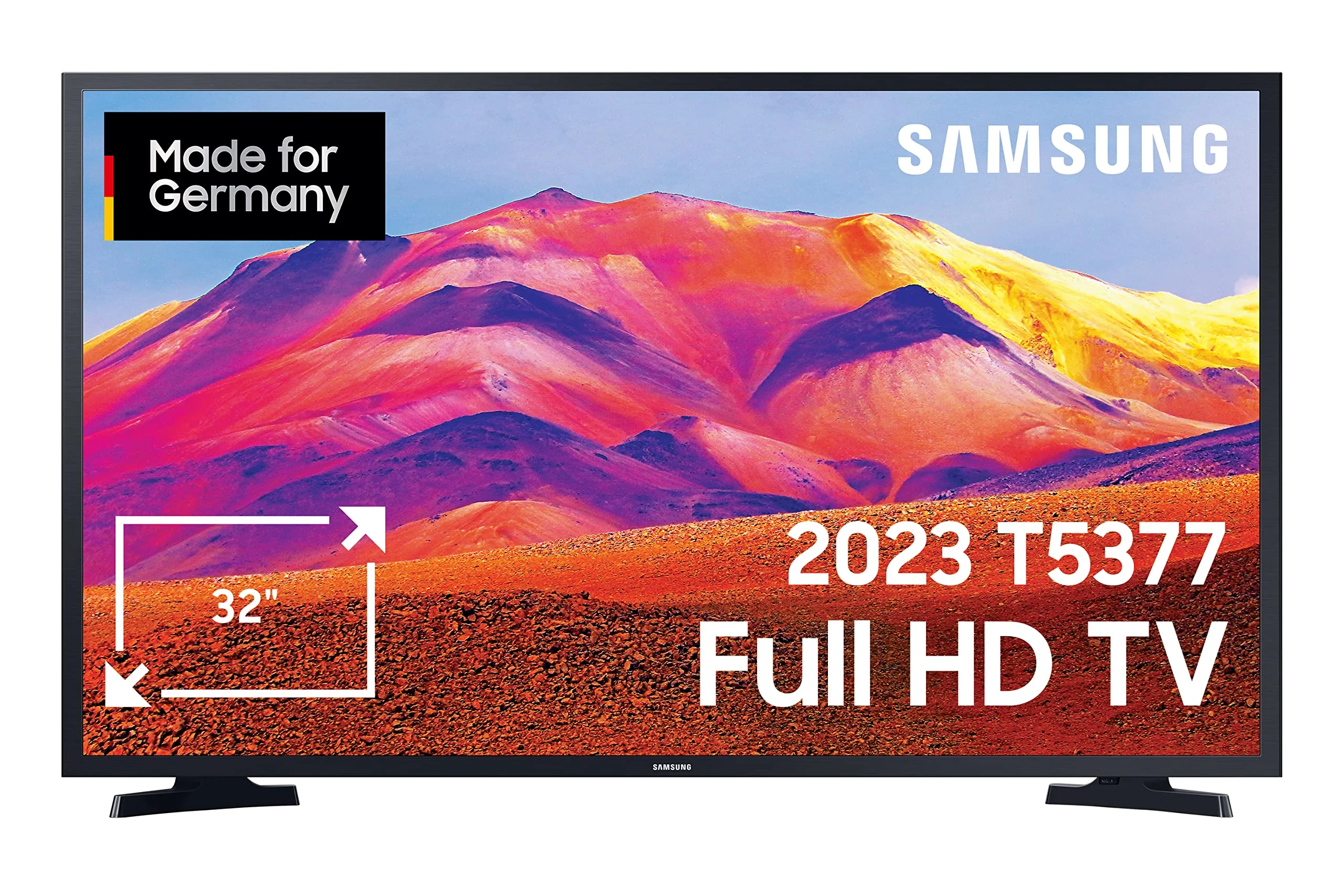 Samsung T5379CD 32 Zoll LED-Fernseher (GU32T5379CDXZG, Deutsches Modell), HDR, PurColor, PQI 1000 [2023] - Image 2