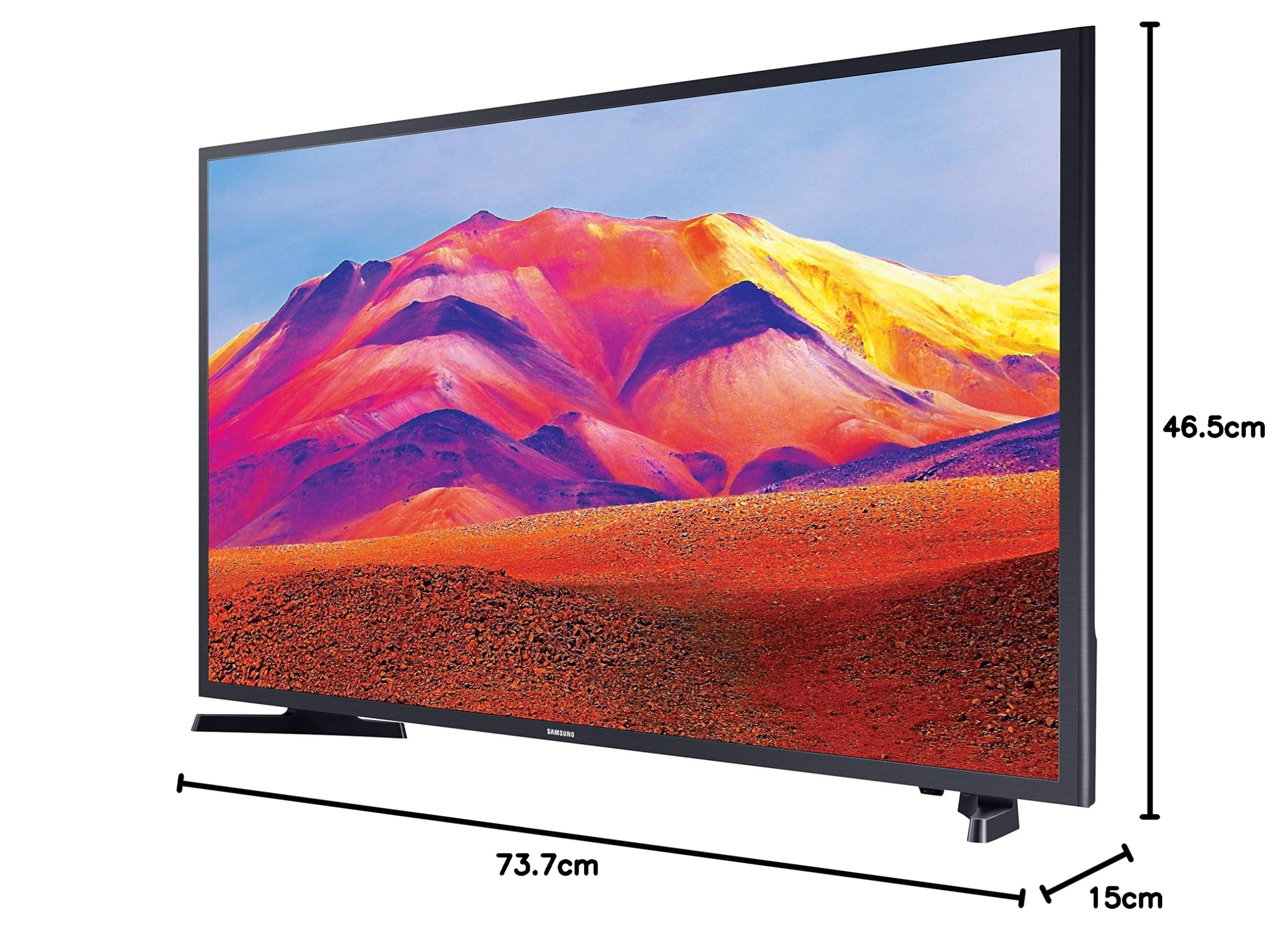 Samsung T5379CD 32 Zoll LED-Fernseher (GU32T5379CDXZG, Deutsches Modell), HDR, PurColor, PQI 1000 [2023] - Image 4