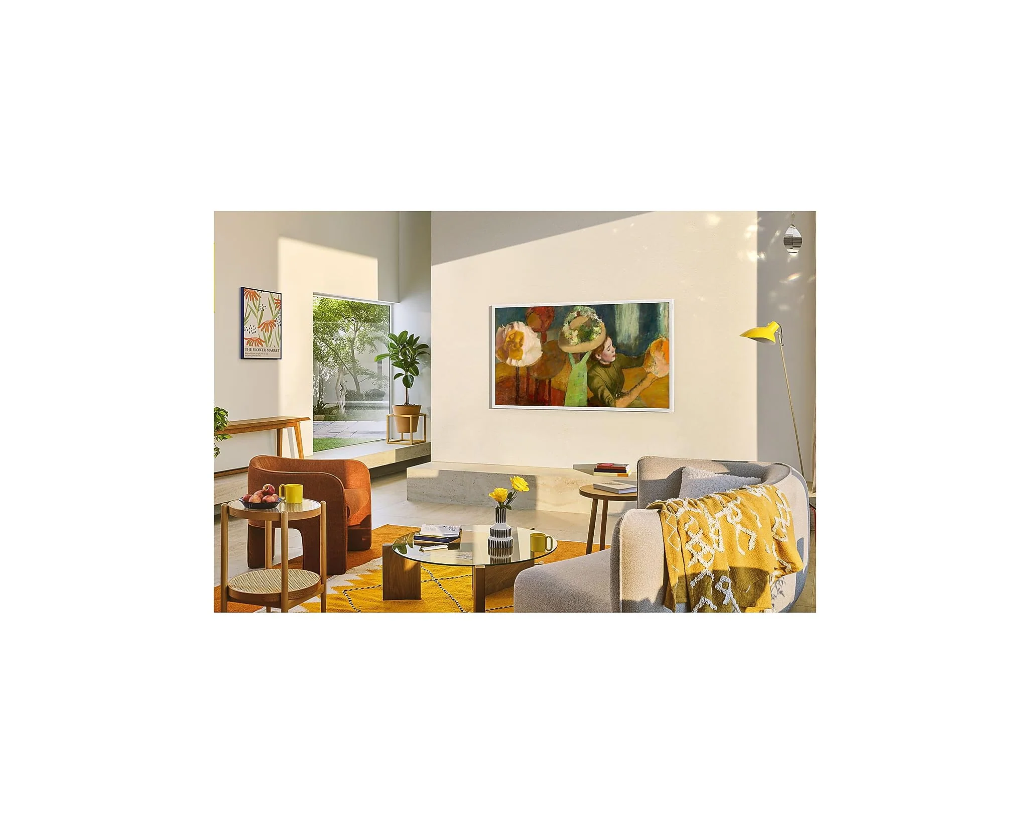 Samsung The Frame LS03F 4K QLED 55 Zoll (138 cm) UHD Fernseher, Modern Frame Design, NQ4 AI Gen2 Prozessor, Art Mode, Artful Picture Quality, One Connect Kabel, Samsung Vision AI Smart TV - Image 4