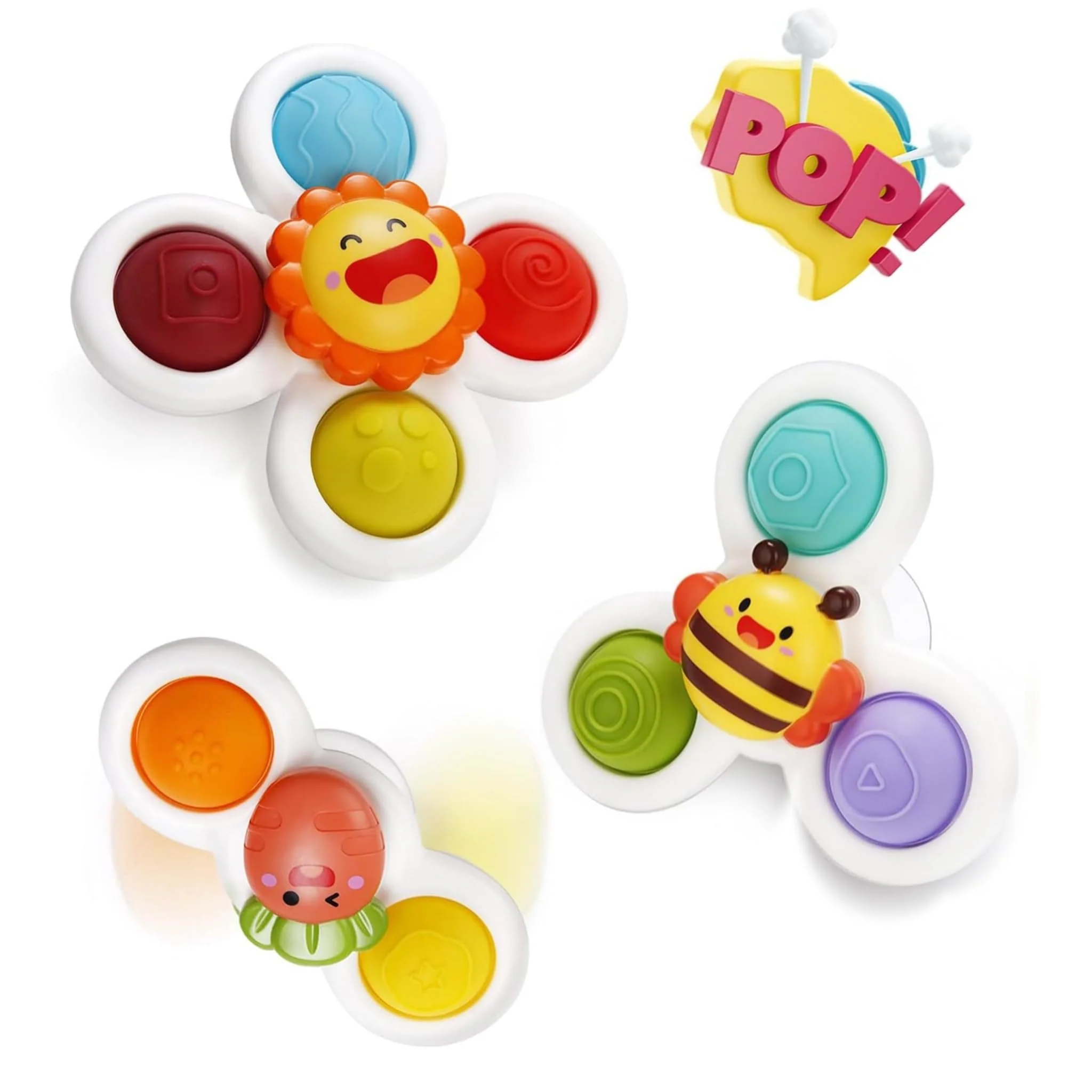 Saugnapf Spielzeug Baby, Spinner Baby, Fidget Spinner Baby, Baby Spinner mit Saugnapf, Flugzeug Beschäftigung Kinder 1 Jahr, Flugzeug Spielzeug Baby, Badewannenspielzeug Baby