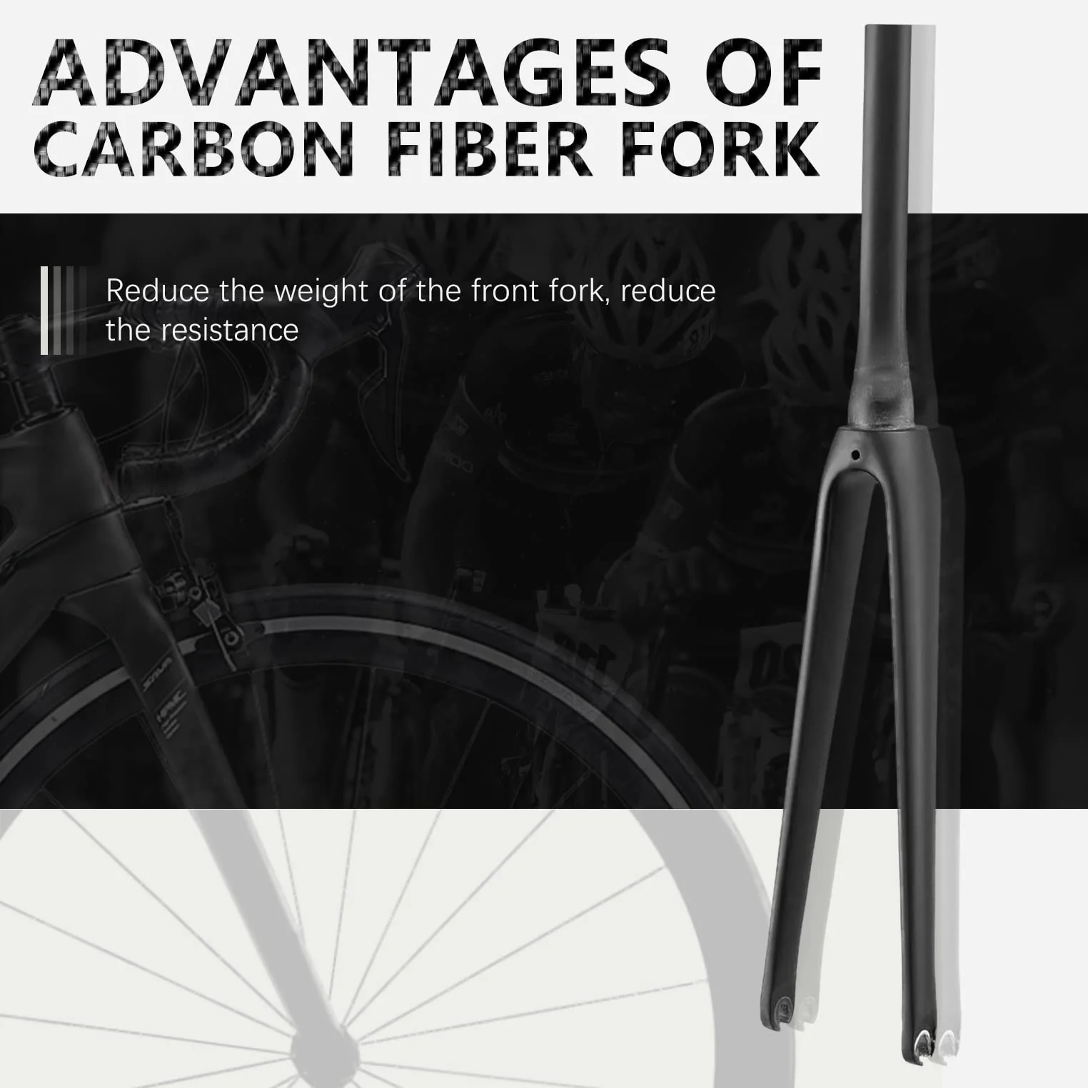 SAVADECK Rennrad Carbon, Warwind3.0 rennrad Herren 700c Carbon Rahmen,Gabel und Sattelstütze mit Shimano SORA R3000 18 Gänge Fahrrad Carbon rennrad für Herren Damen und Jungen (Schwarz, 56cm) - Image 8