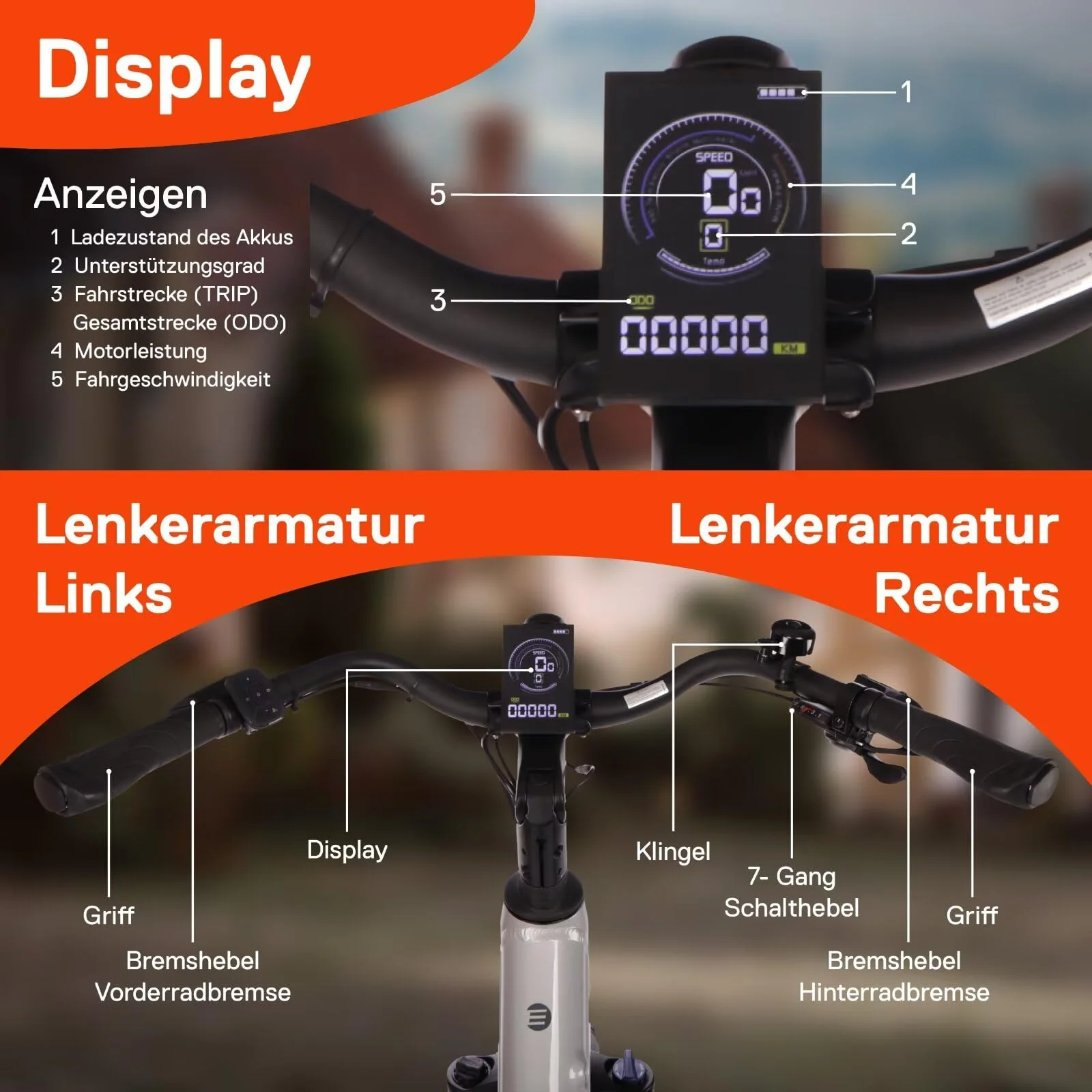 SAXONETTE E Bike Damen 28 Zoll mit Mittelmotor Drehmomentsensor, Elektro Fahrrad Erwachsene mit 36V 14.5Ah Akku, 8 Gang Kettenschaltung Tiefbau-Pedelec mit Hydraulische Scheibenbremse für Damen Herren - Image 6