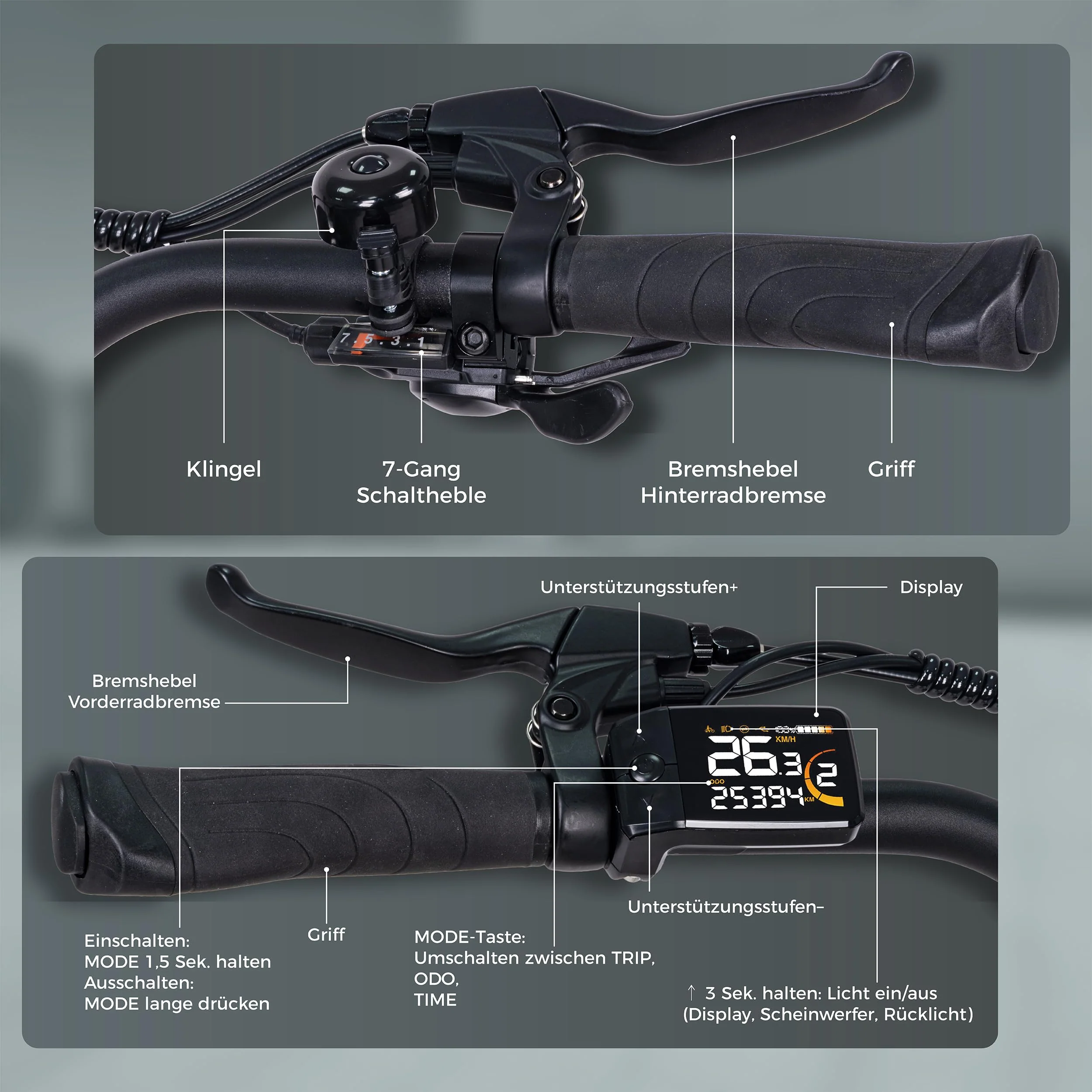 SAXXX E Bike Damen 28 Zoll Tiefeinsteiger mit 36V 13Ah Akku, Elektro Fahrrad Erwachsene mit Scheibenbremse, 7 Gang Kettenschaltung Pedelec mit Federgabel, Gepäckträger für Damen/Frauen Herren/Männer - Image 9