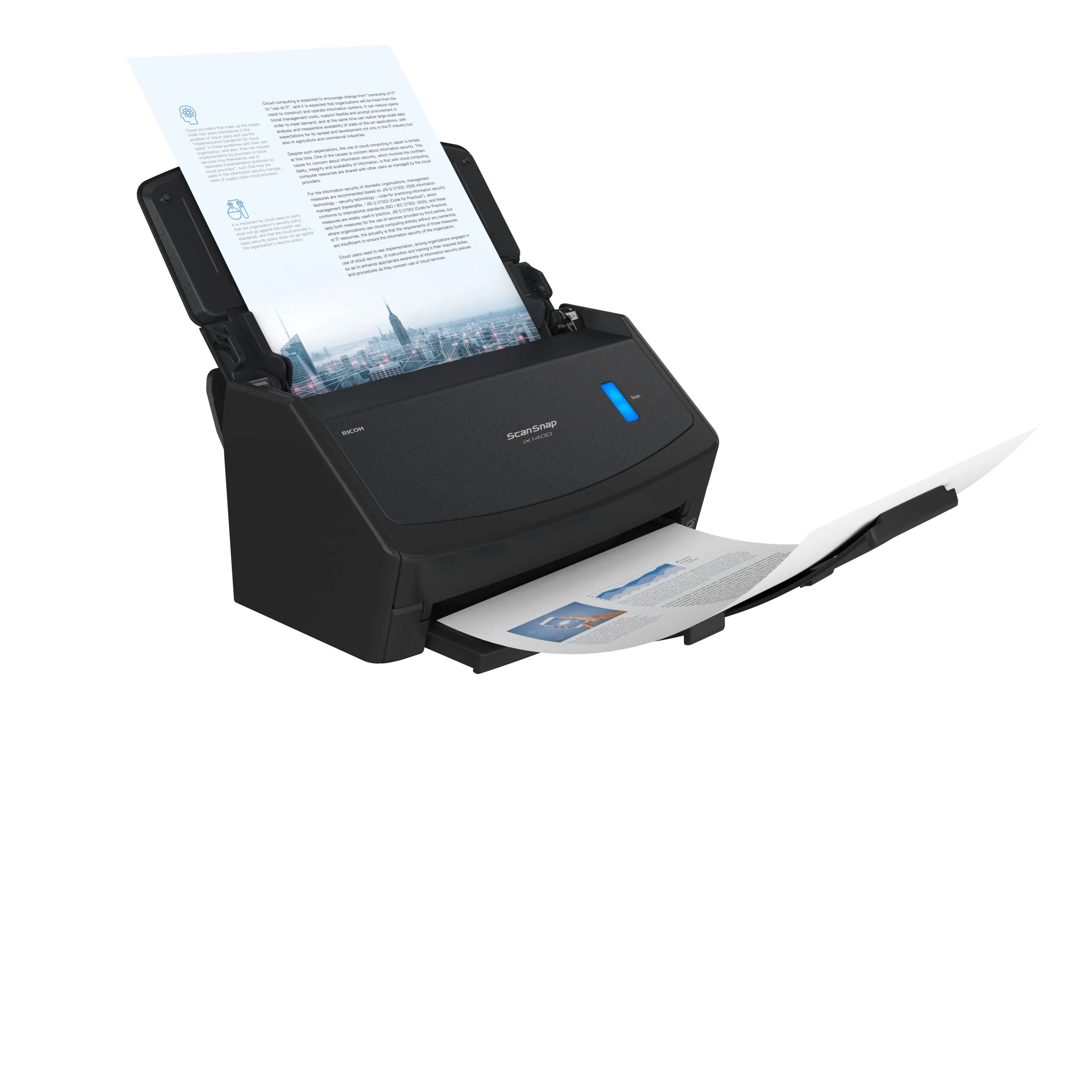 ScanSnap iX1400 Desktop Dokumentenscanner (Schwarz) - A4, Duplex, USB 3.2 mit ADF - Image 8