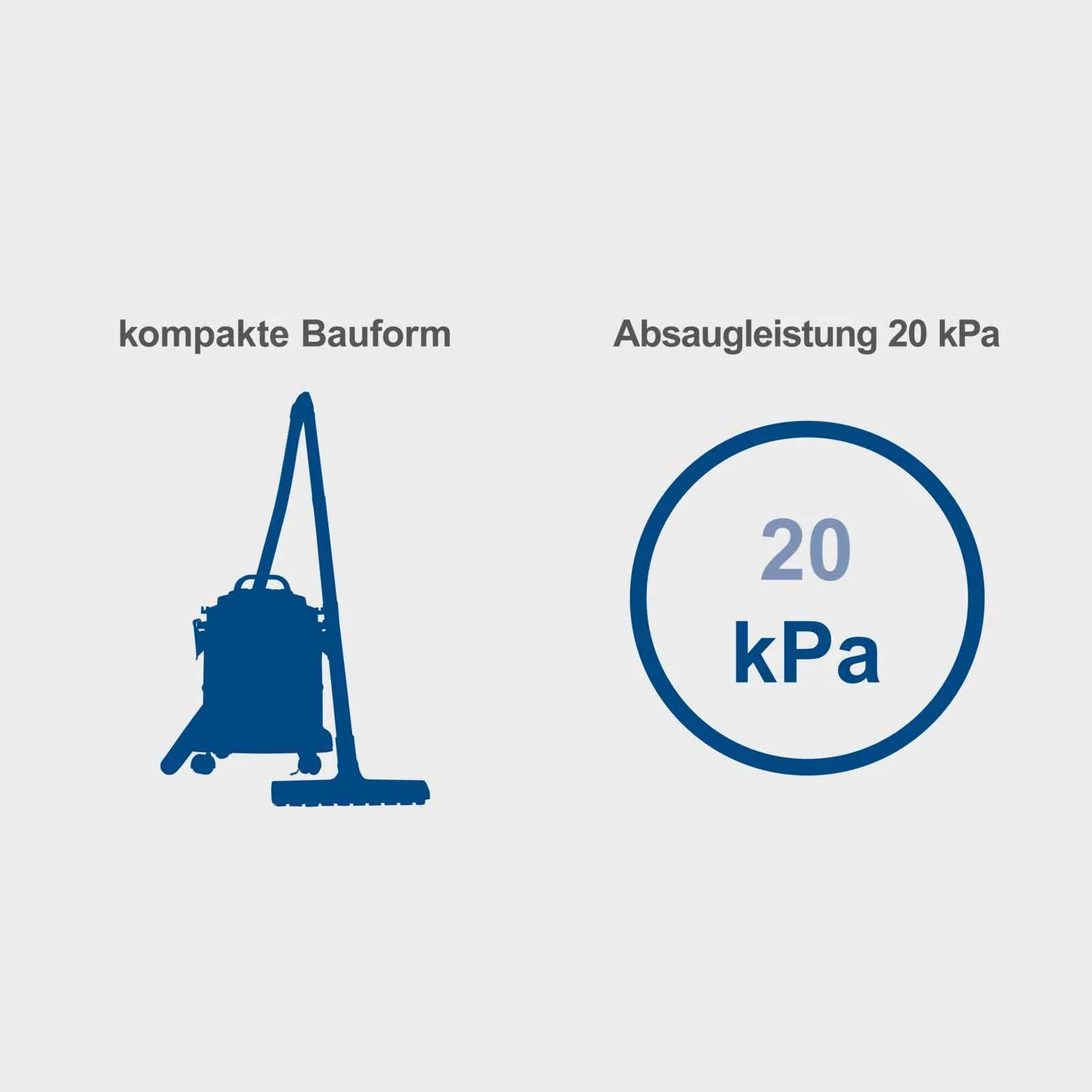 Scheppach Nass- und Trockensauger NTS20 inkl. umfangreichem Zubehörpaket - 1200 W | 20 L Edelstahlbehälter | Ausblasfunktion - Image 7
