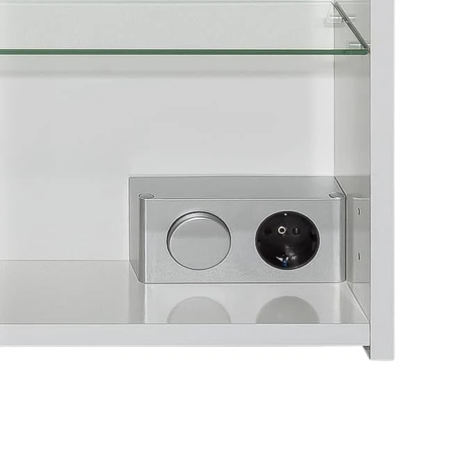 Schildmeyer 125095 Spiegelschrank, 60 x 75 x 16 cm, weiß Glanz - Image 3