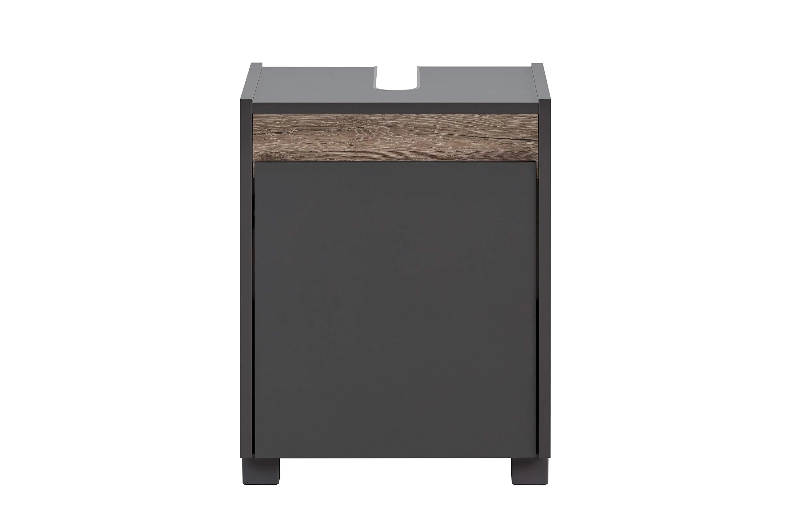 Schildmeyer Waschbeckenunterschrank 148462 Cosmo, 42 x 54,5 x 33 cm (BxHxT), anthrazit