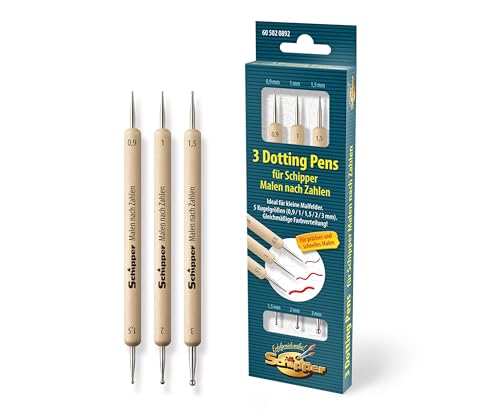Schipper 605020892 Malen nach Zahlen - 3 Dotting Pen´s doppelseitig, die Alternative zum Pinsel, geeignet für jedes Gemälde - Image 6