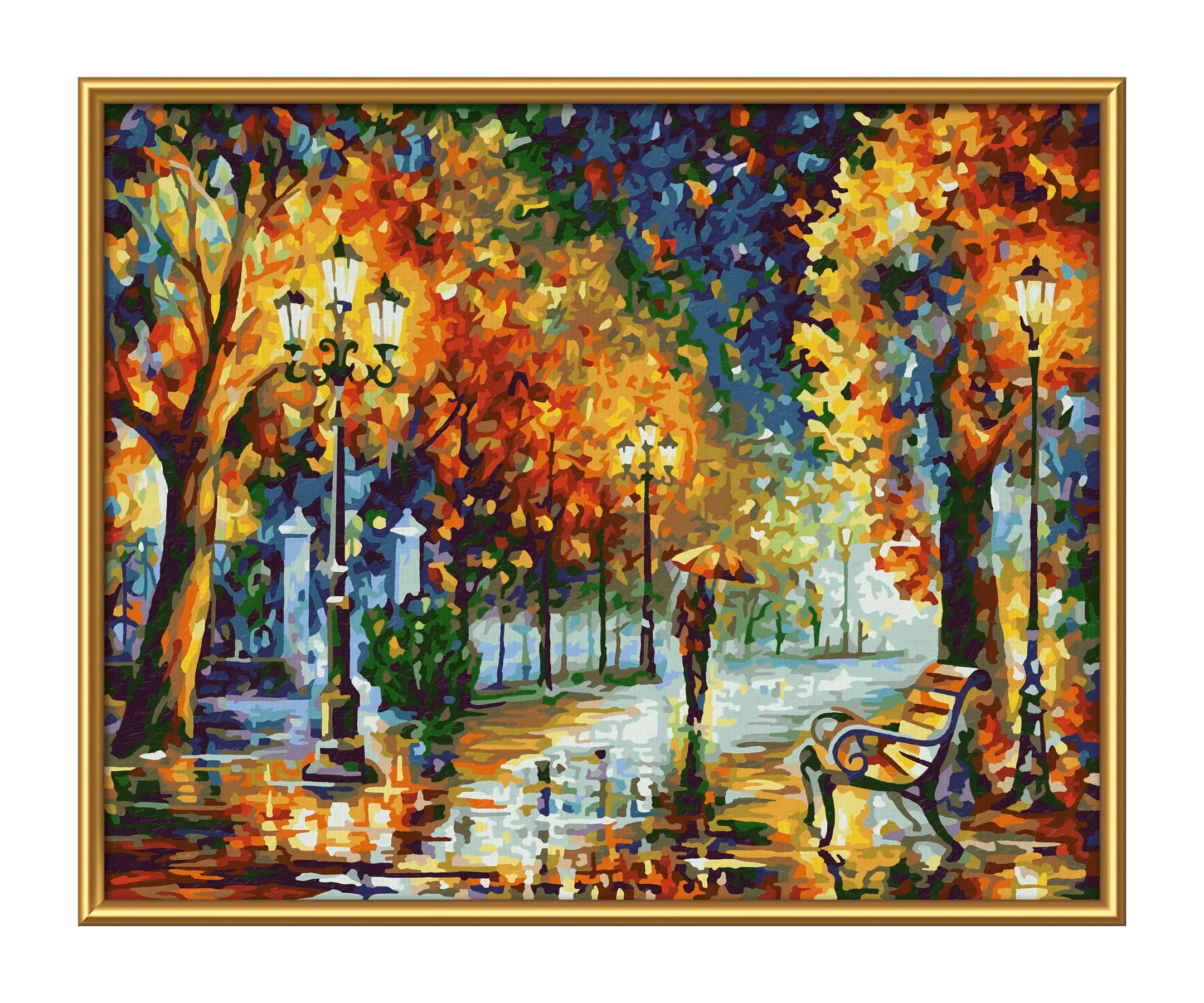 Schipper 609240910 Malen nach Zahlen – Spaziergang im Herbst - Bilder malen für Erwachsene, inklusive Pinsel und Acrylfarben, 24 x 30 cm - Image 4