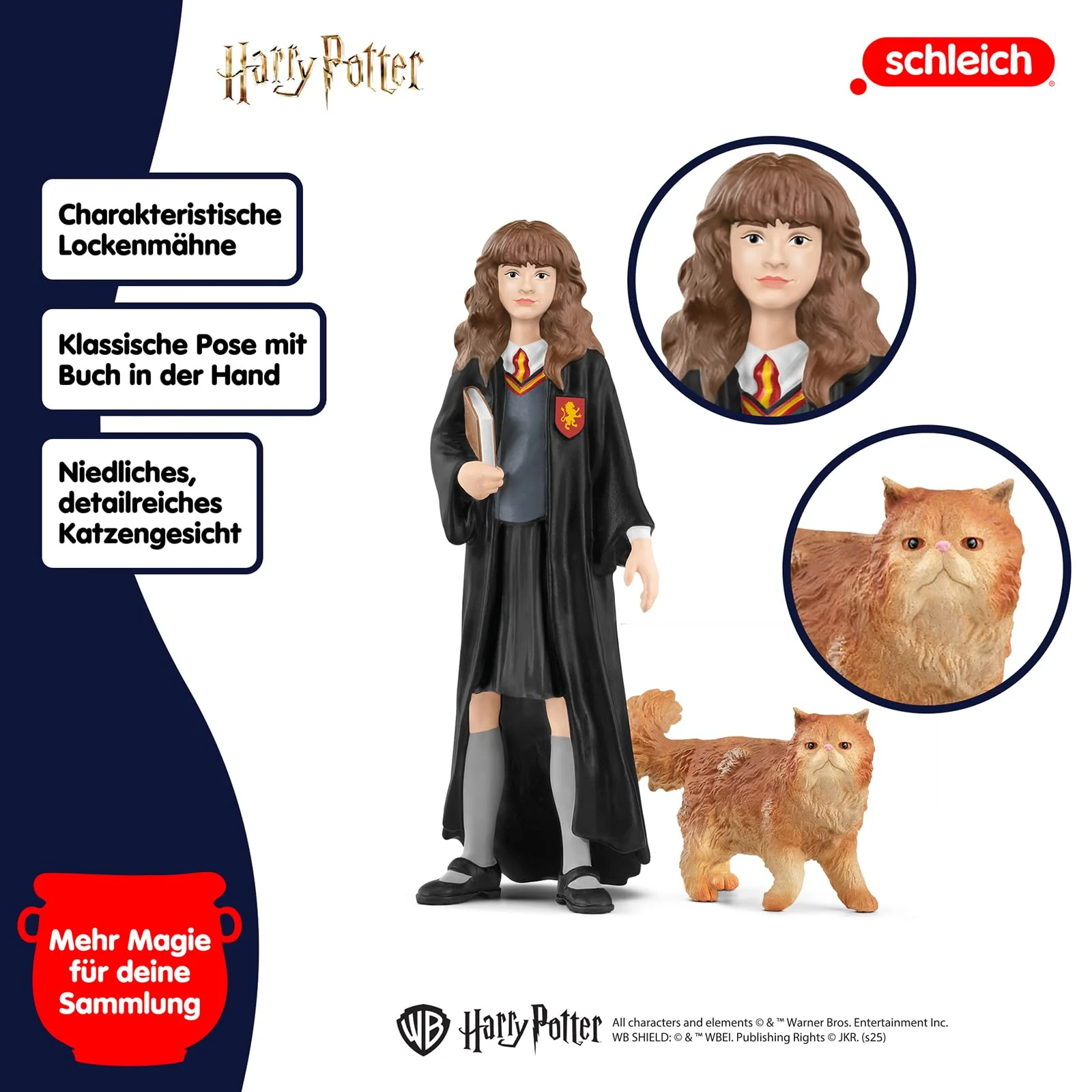 SCHLEICH 42635 Hermine Granger & Krummbein, ab 6 Jahren, Harry Potter - Spielfigur, 3 x 3 x 10 cm - Image 5