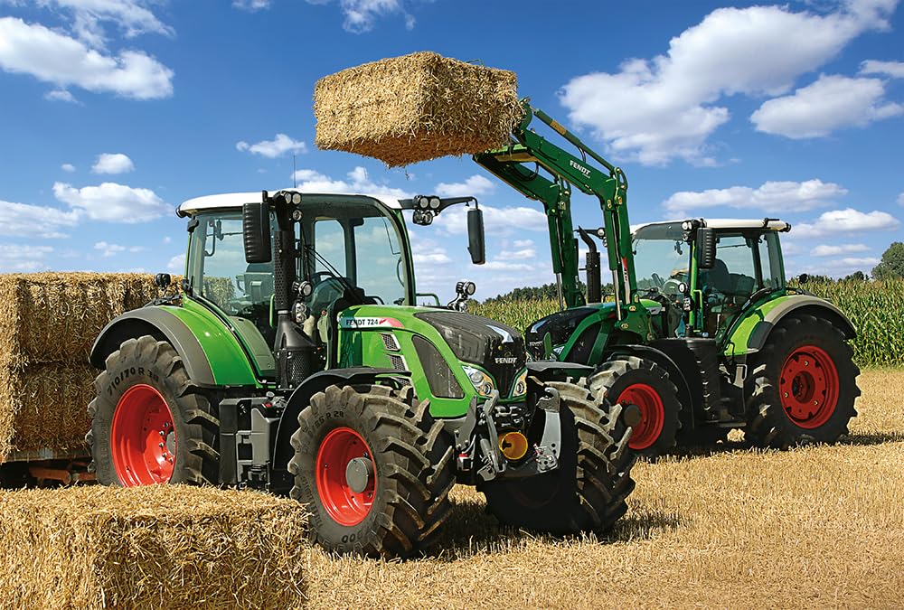 Schmidt CGS_56256 Puzzle: 100 Tractor Cargo Front Loader Fendt, Multicolor - Image 5