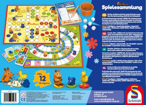Schmidt Spiele 40598 Die Maus, Spielsammlung, Bunt, Meerkleurig - Image 7