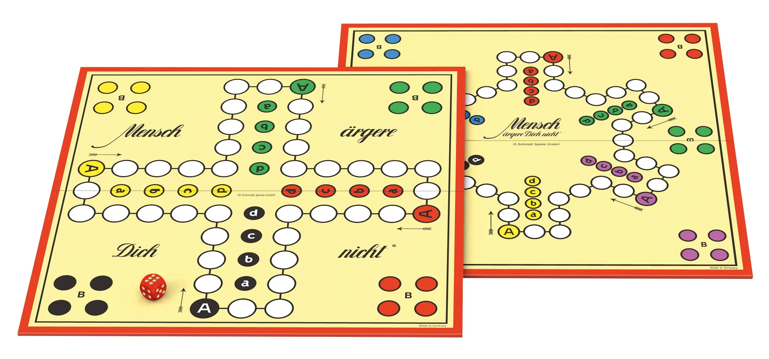 Schmidt Spiele 49020 Mensch ärgere dich nicht Jubiläumsausgabe, mit Figuren und Würfeln aus Holz - Image 3