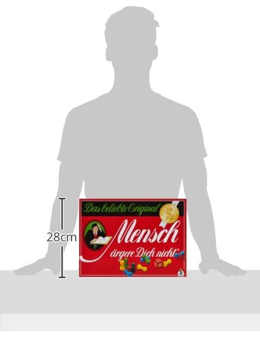 Schmidt Spiele 49020 Mensch ärgere dich nicht Jubiläumsausgabe, mit Figuren und Würfeln aus Holz - Image 4