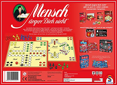 Schmidt Spiele 49020 Mensch ärgere dich nicht Jubiläumsausgabe, mit Figuren und Würfeln aus Holz - Image 6