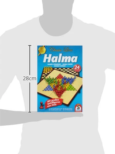 Schmidt Spiele 49217 Classic Line, Halma, mit großen Spielfiguren aus Holz - Image 3