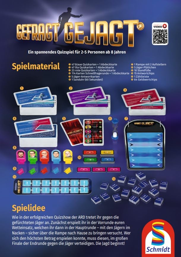 Schmidt Spiele 49405 Gefragt Gejagt, Quizspiel, Familienspiel - Image 2