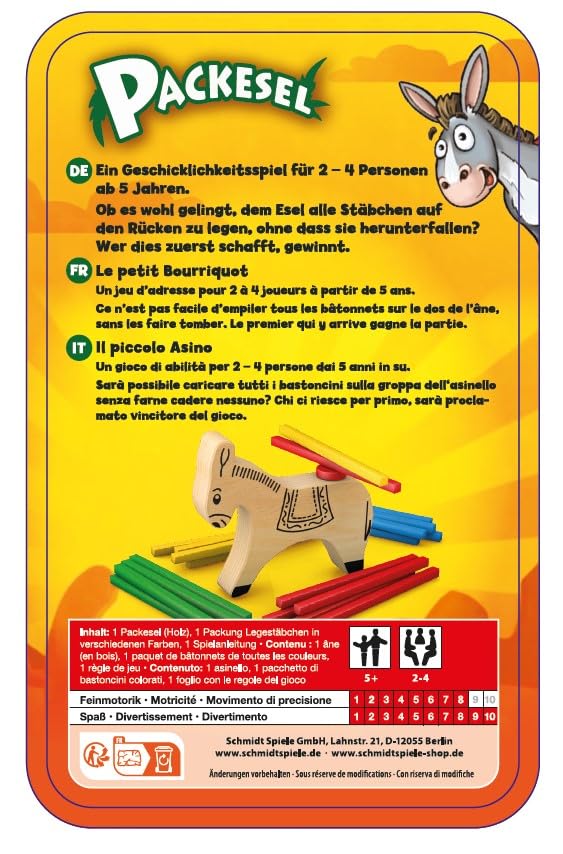 Schmidt Spiele 51235 Packesel, Reisespiel - Image 3