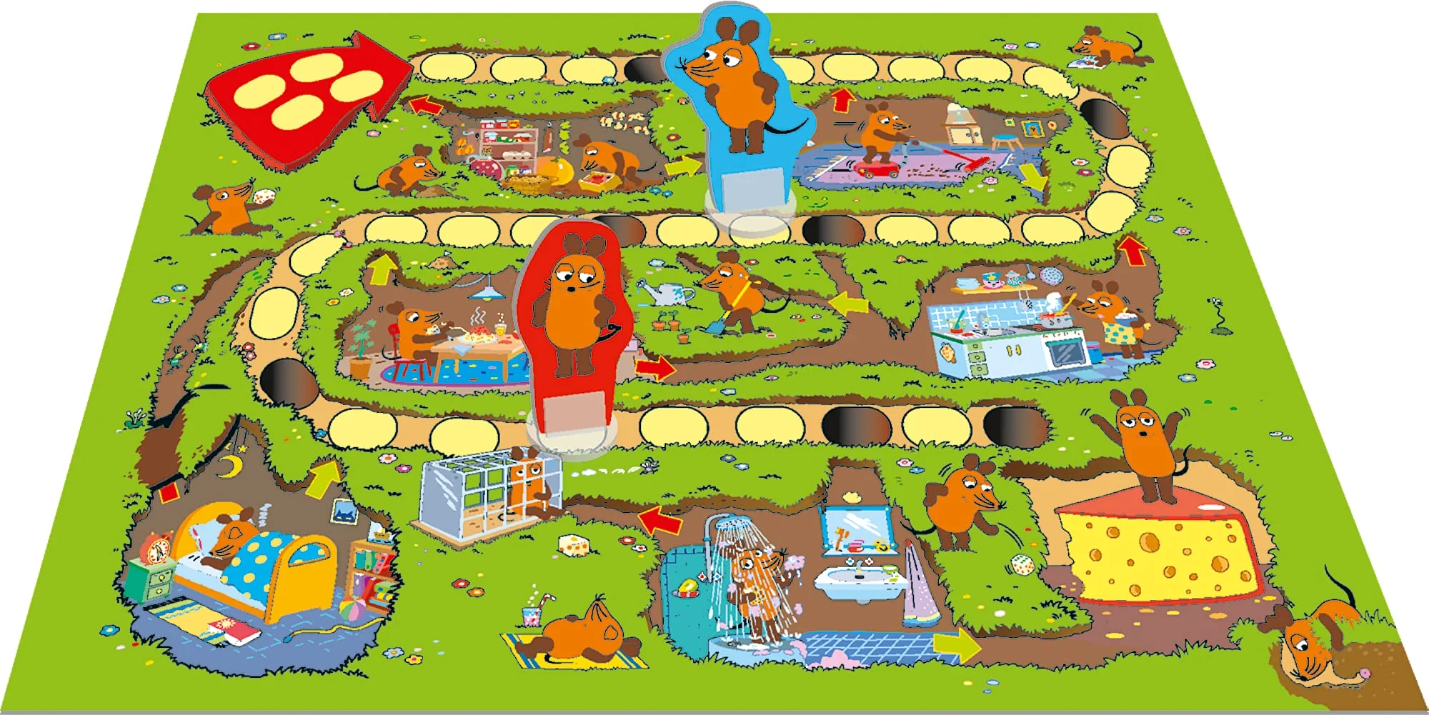 Schmidt Spiele 51405 Die Maus, Mausefalle, Bring mich mit Spiel in der Metalldose, grün - Image 3
