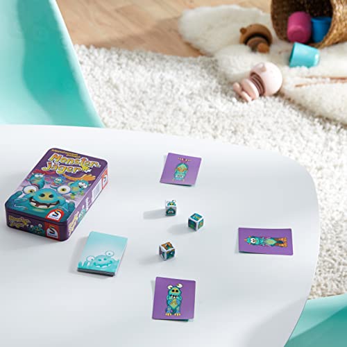 Schmidt Spiele 51443 Monsterjäger, Reisespiel, Bring mich mit Spiel in der Metalldose - Image 3