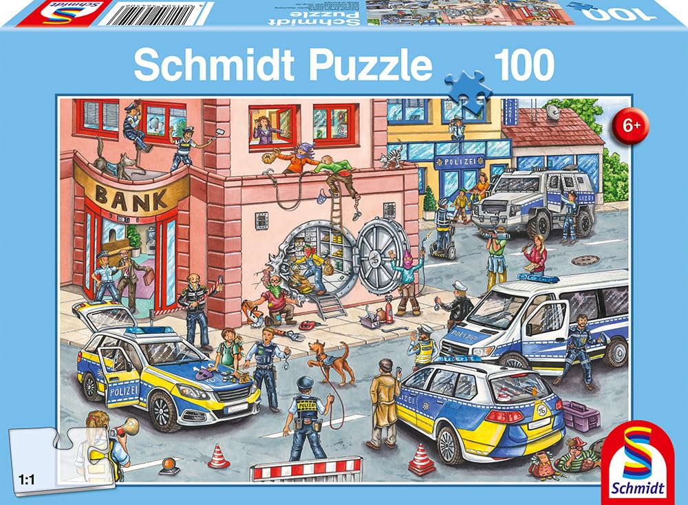 Schmidt Spiele 56450 Polizeieinsatz, 100 Teile Kinderpuzzle - Image 3